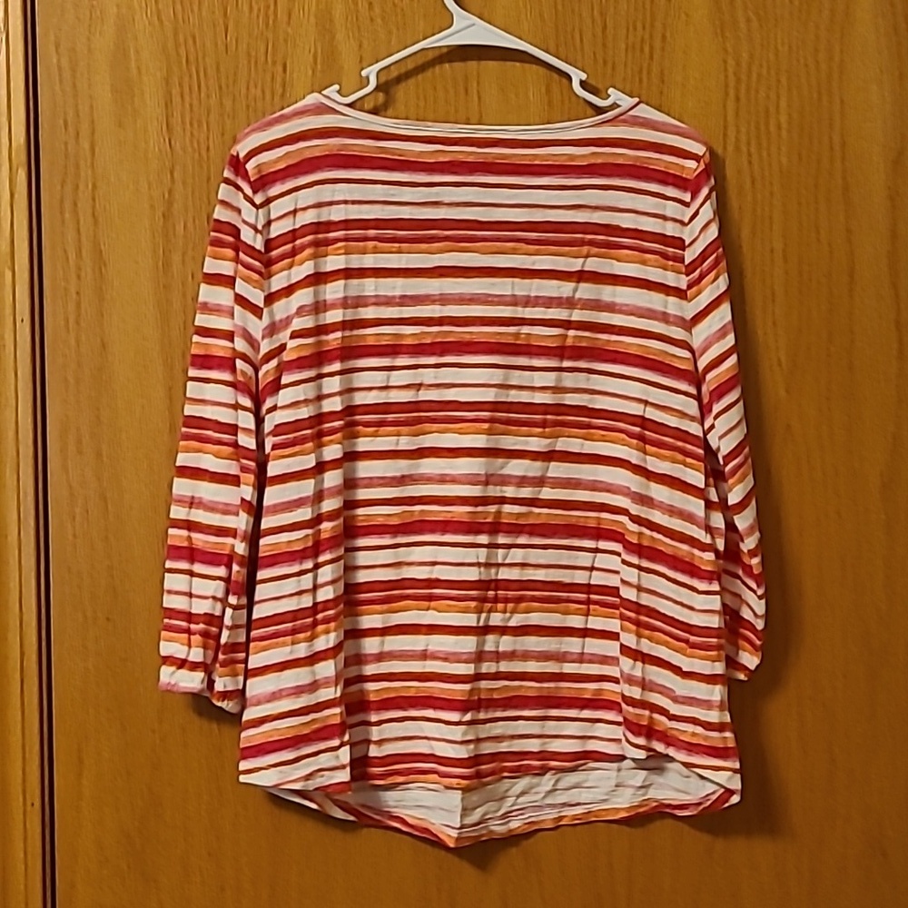 Talbots Striped Top - Picture 3 of 3